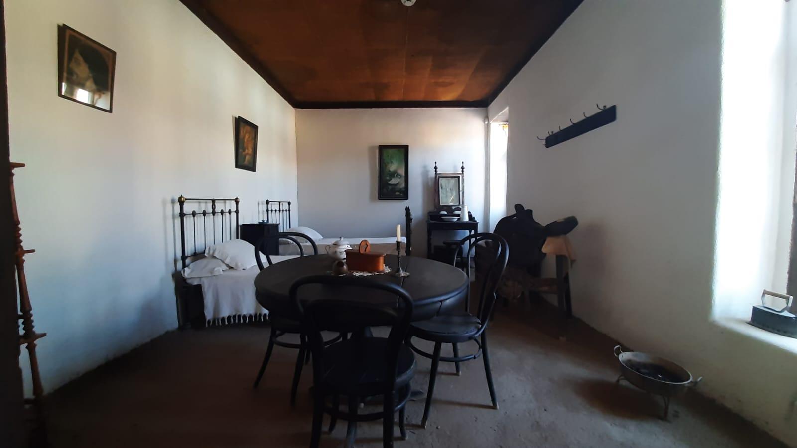 Vista al interior de la Casa Natal de Gabriela Mistral emplazada en el sitio del suceso