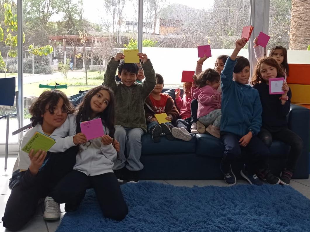 Niñas y niños beneficiarios de los talleres en vacaciones de invierno