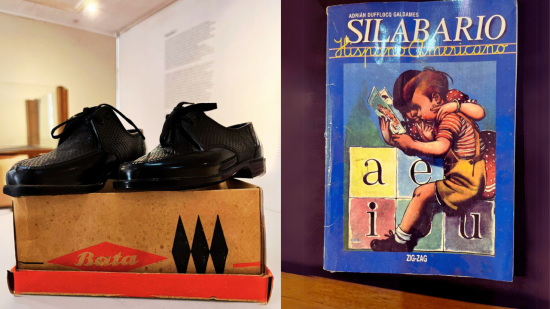 Zapatos escolares y Libro Silabario